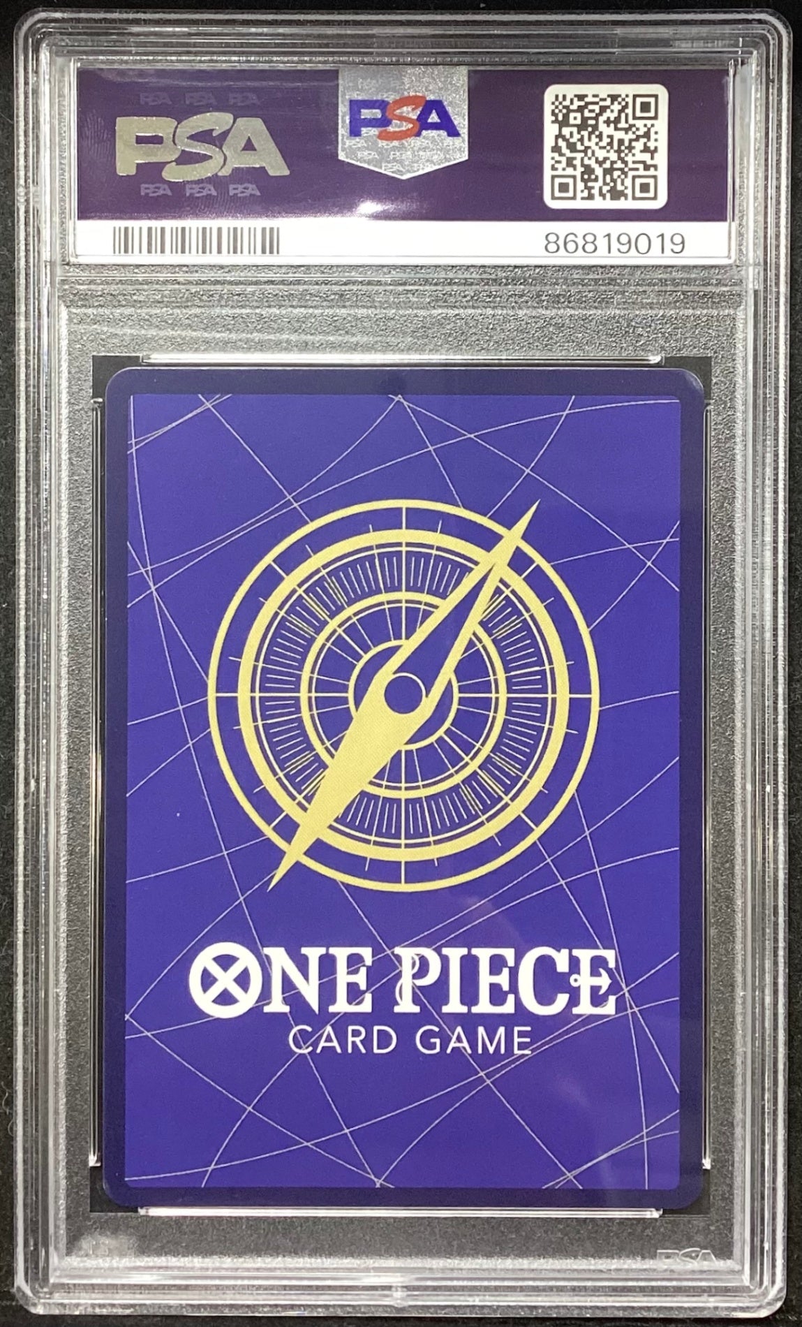【中古A】 ポートガス・D・エース(パラレル/漫画背景/漫画絵/左下ロゴ無)【SR】(OP02-013)PSA10