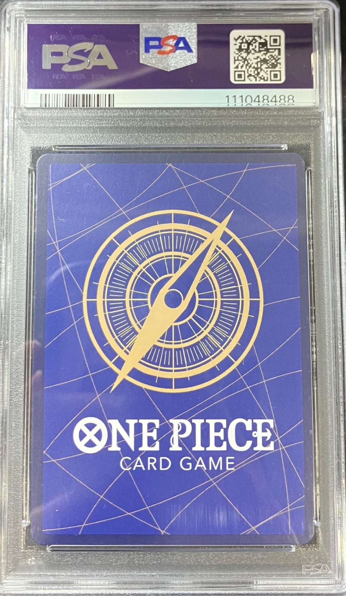 【中古A】 ポートガス・D・エース(パラレル/漫画背景/漫画絵/左下ロゴ無)【SR】(OP02-013)PSA10