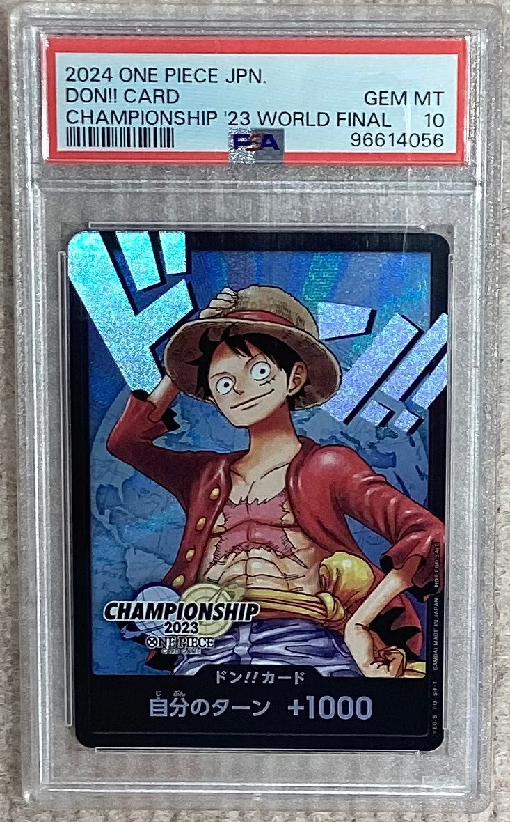 ※銀行振込のみ 【中古A】 ドン!!カード(英語/CS2023ワールドファイナル/モンキー・D・ルフィ)【-】(-)PSA10