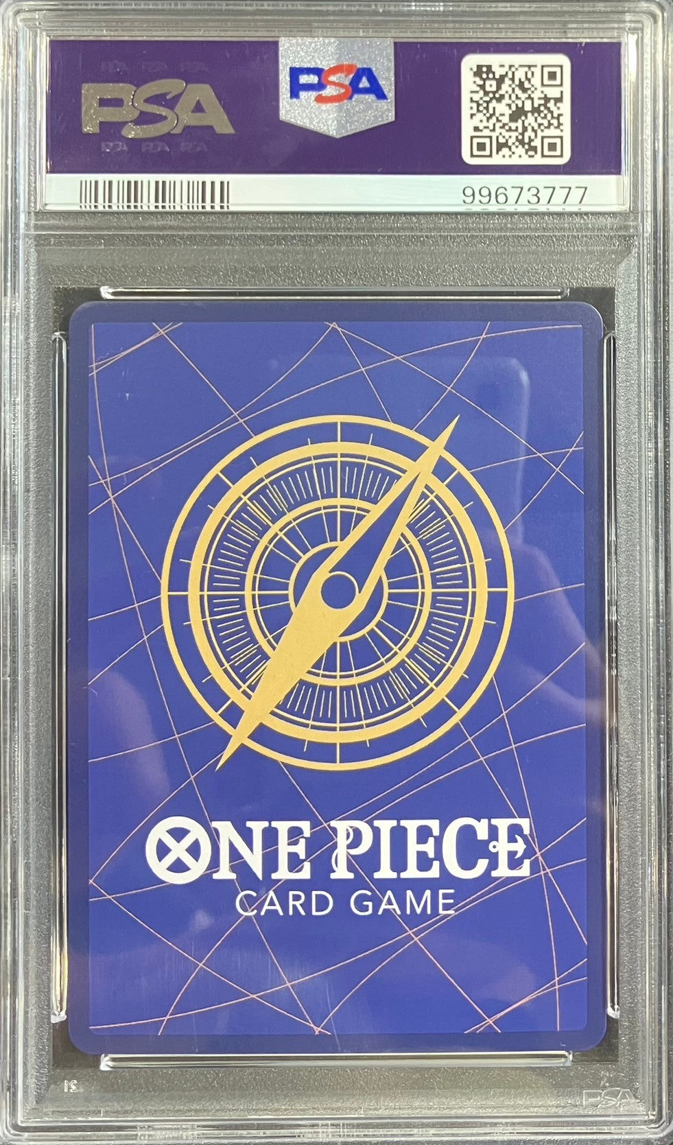 【中古B】 マーシャル・D・ティーチ(パラレル/漫画背景/漫画絵)【SR】(OP09-093)PSA10
