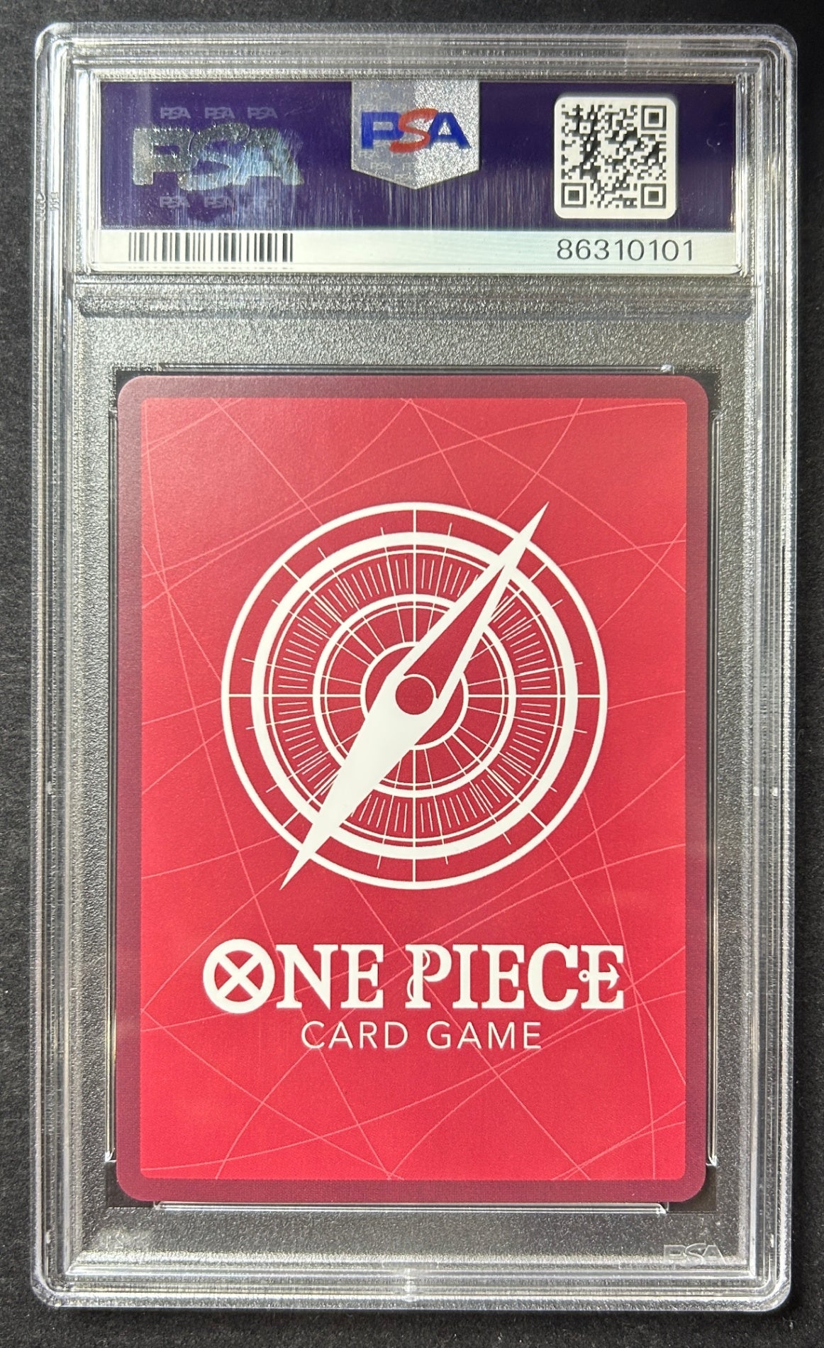 【中古A】 モンキー・D・ルフィ(パラレル/白黒版)【L】(ST13-003)PSA10