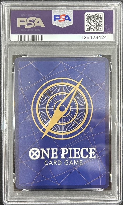 【中古A】 ナミ(パラレル/漫画背景/漫画絵)【R】(OP01-016)PSA10