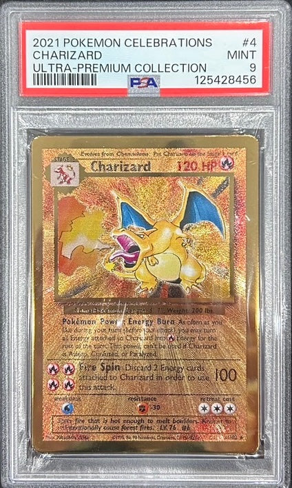 【中古A】 リザードン(メタルカード/英語版)【-】(3/110)PSA9