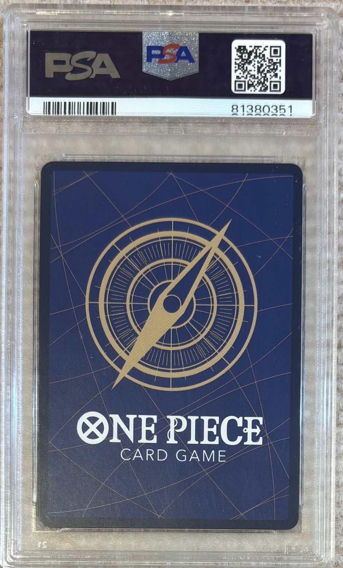 【中古A】 ポートガス・D・エース(パラレル/漫画背景/漫画絵/左下ロゴ無)【SR】(OP02-013)PSA10