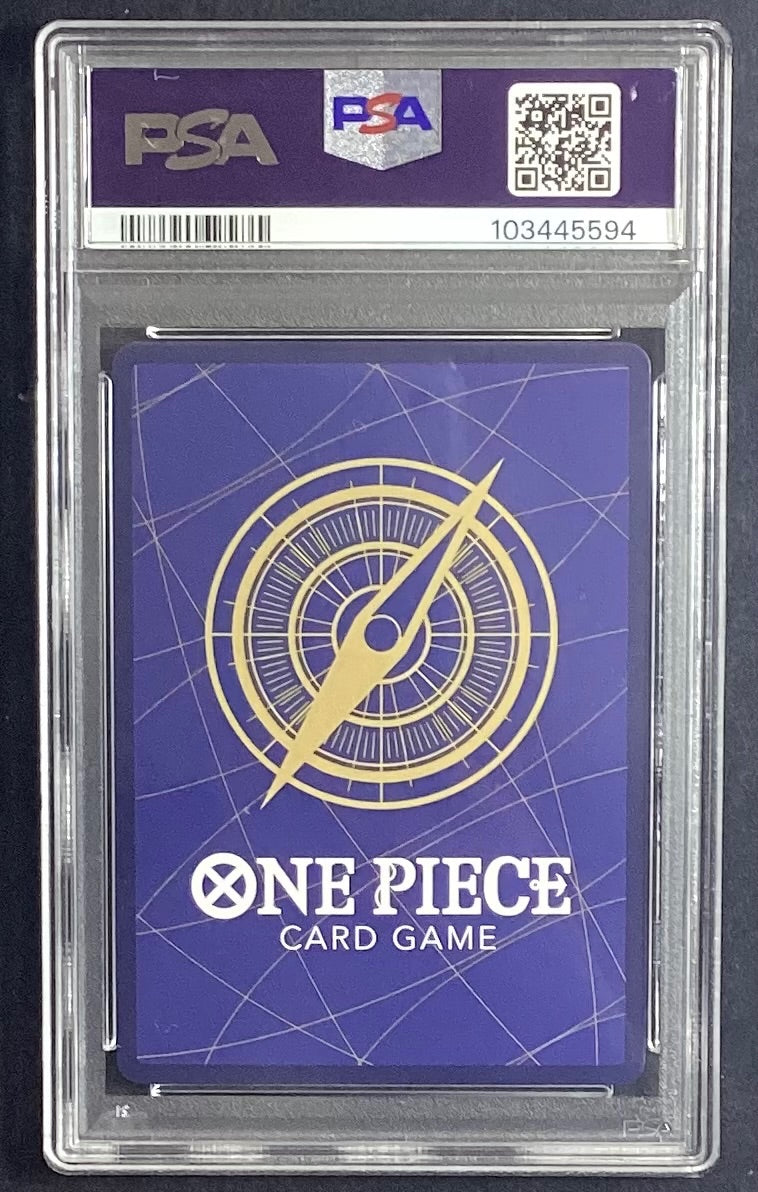 【中古A】 シルバーズ・レイリー(パラレル/漫画背景/漫画絵)【SEC】(OP08-118)PSA10