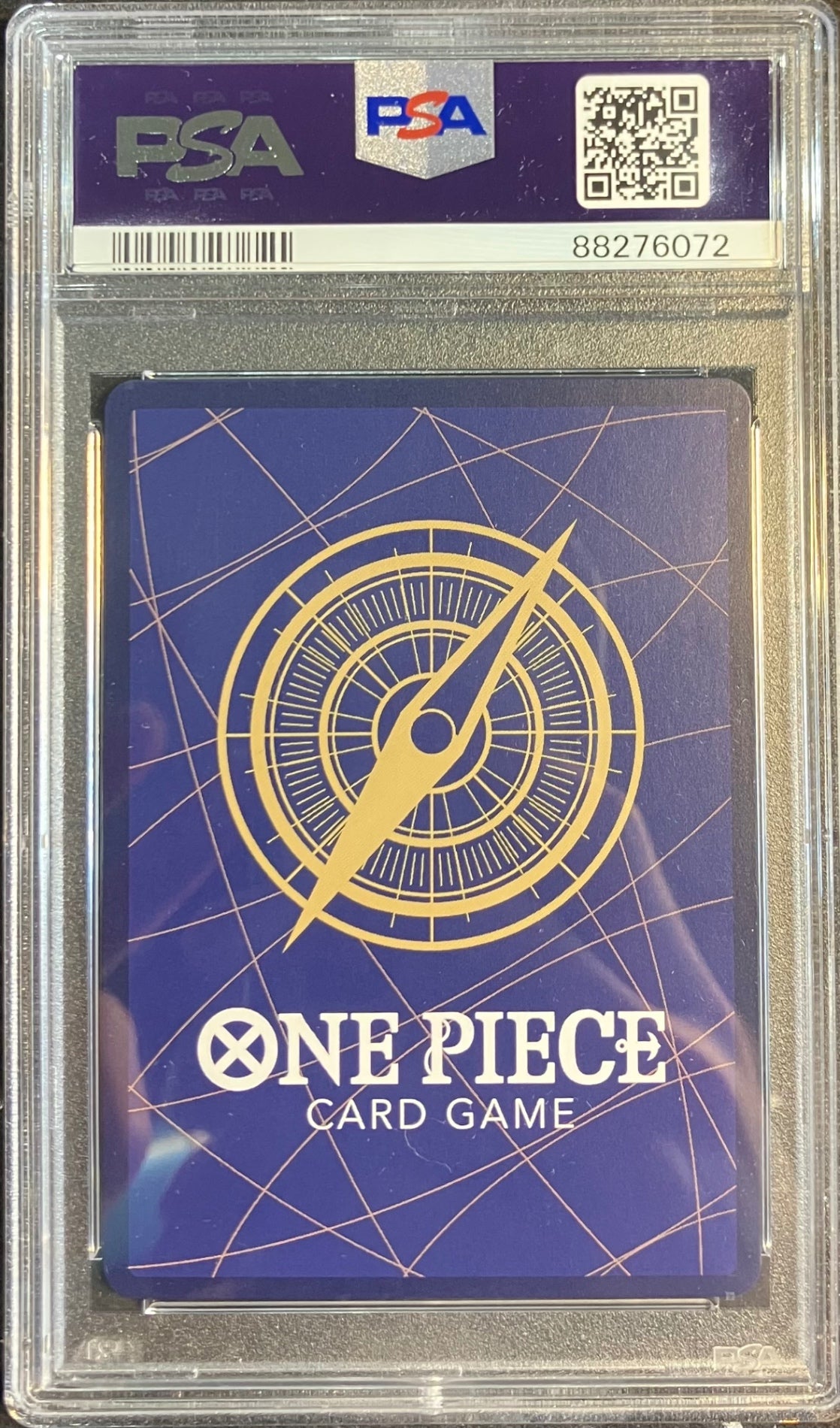 【中古A】 シャンクス(パラレル/漫画背景/漫画絵/左下ロゴ無)【SEC】(OP01-120)PSA10