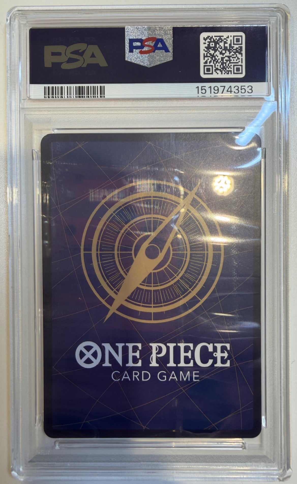 ※銀行振込のみ【中古A】 モンキー・D・ルフィ(パラレル/白背景/サイン)【SR】(ST01-012)PSA10