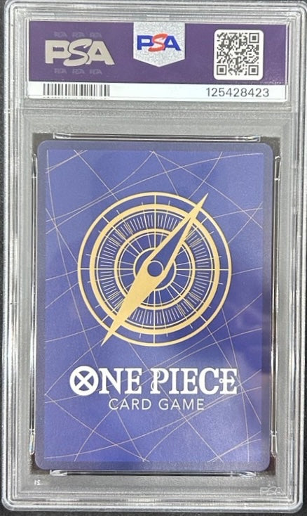 【中古A】 ナミ(パラレル/漫画背景/漫画絵)【R】(OP01-016)PSA10