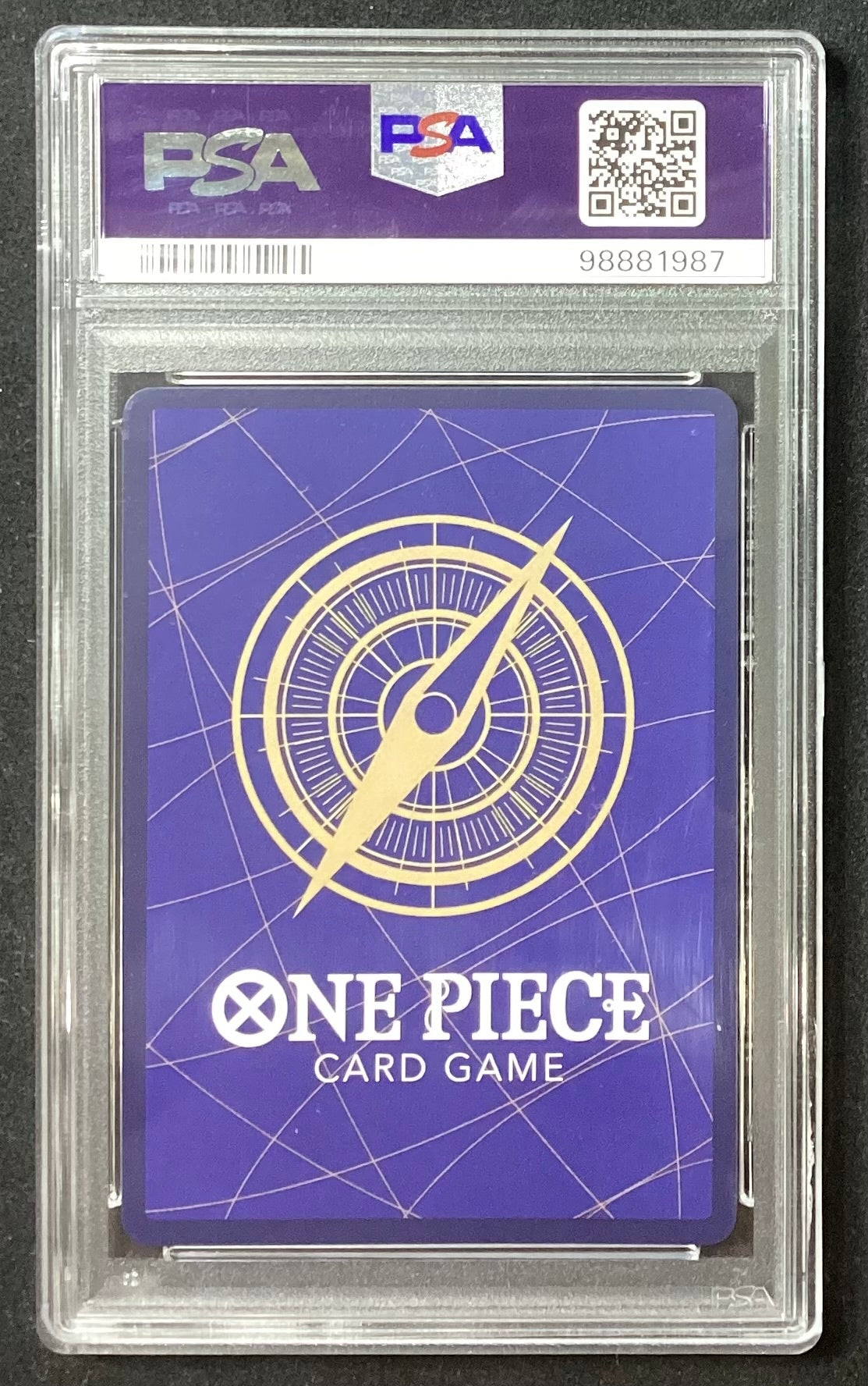 [Used A] Monkey D. Luffy (Parallel/Manga Background/Manga Art) [SEC] (OP05-119) PSA10