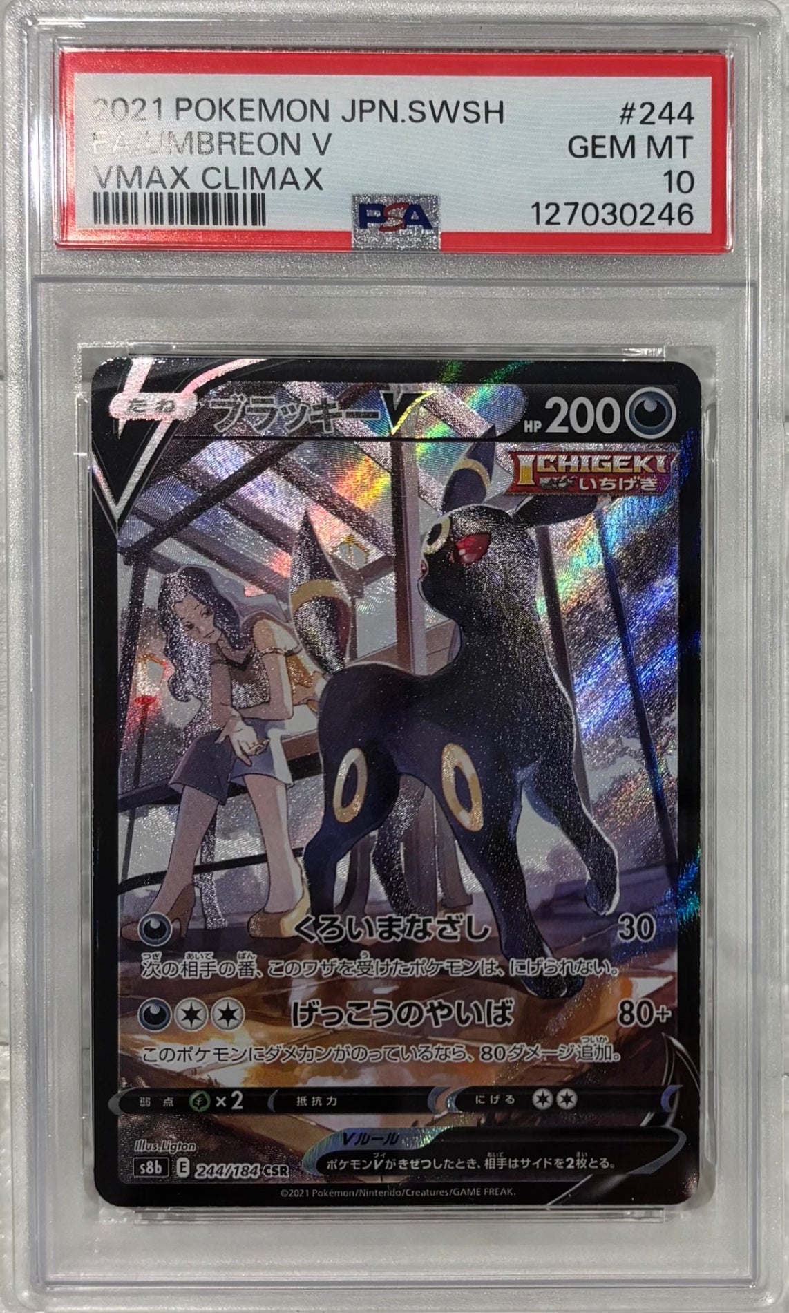 【中古A】 ブラッキーV【CSR】(244/184)PSA10