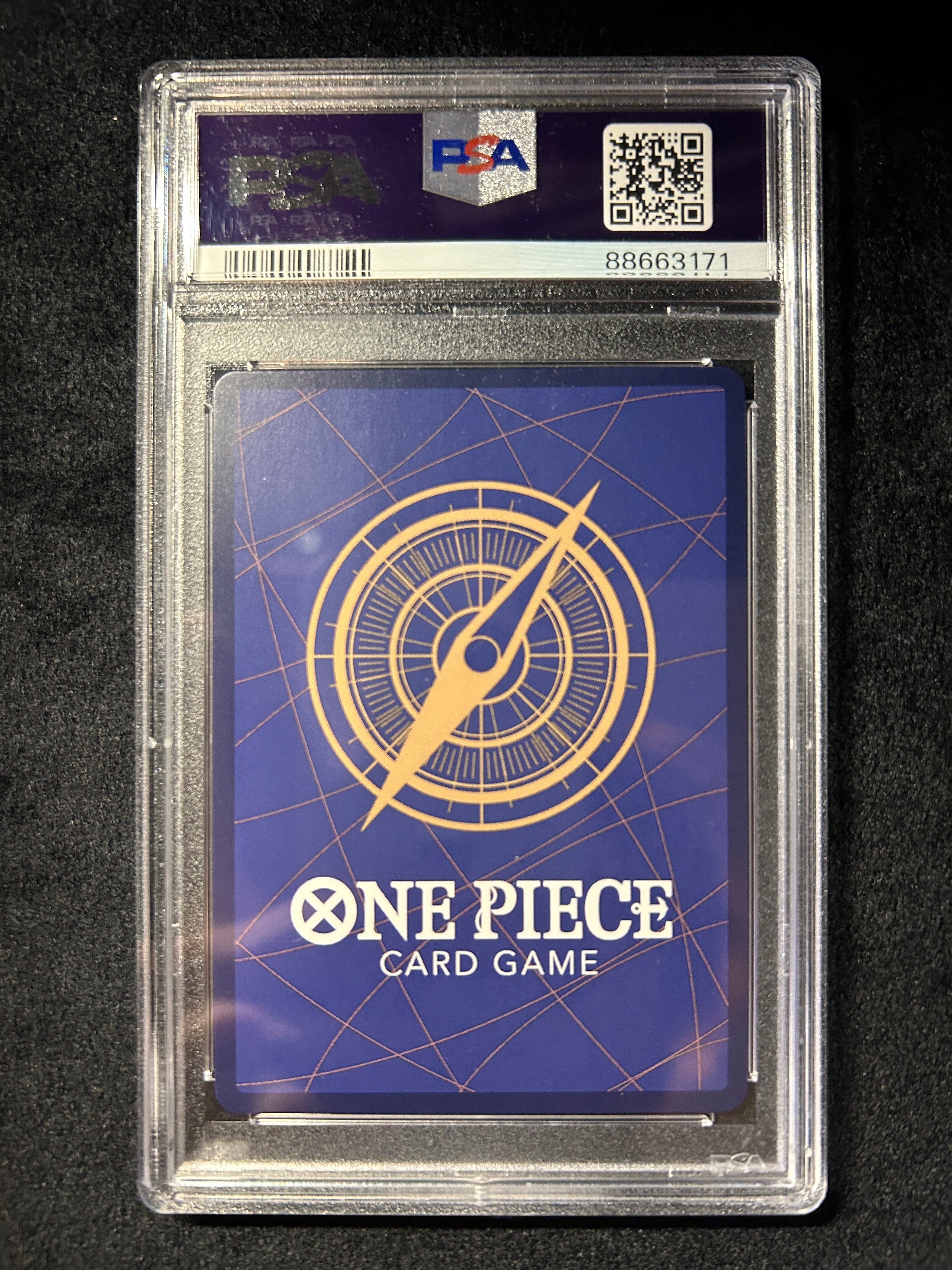 [Used A] Dracule Mihawk (illust: Studio Vigor Co. Ltd) [SR] (OP01-070) PSA10