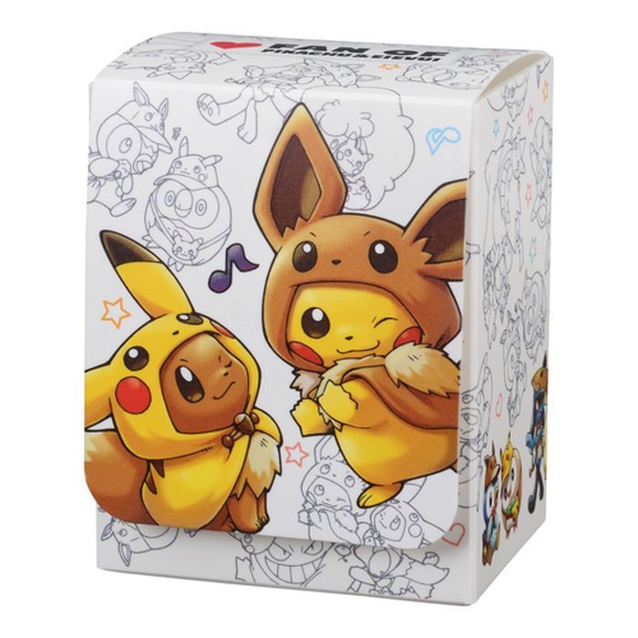 【中古A】 デッキケース『FAN OF PIKACHU＆EIEVUI』【サプライ】(-)
