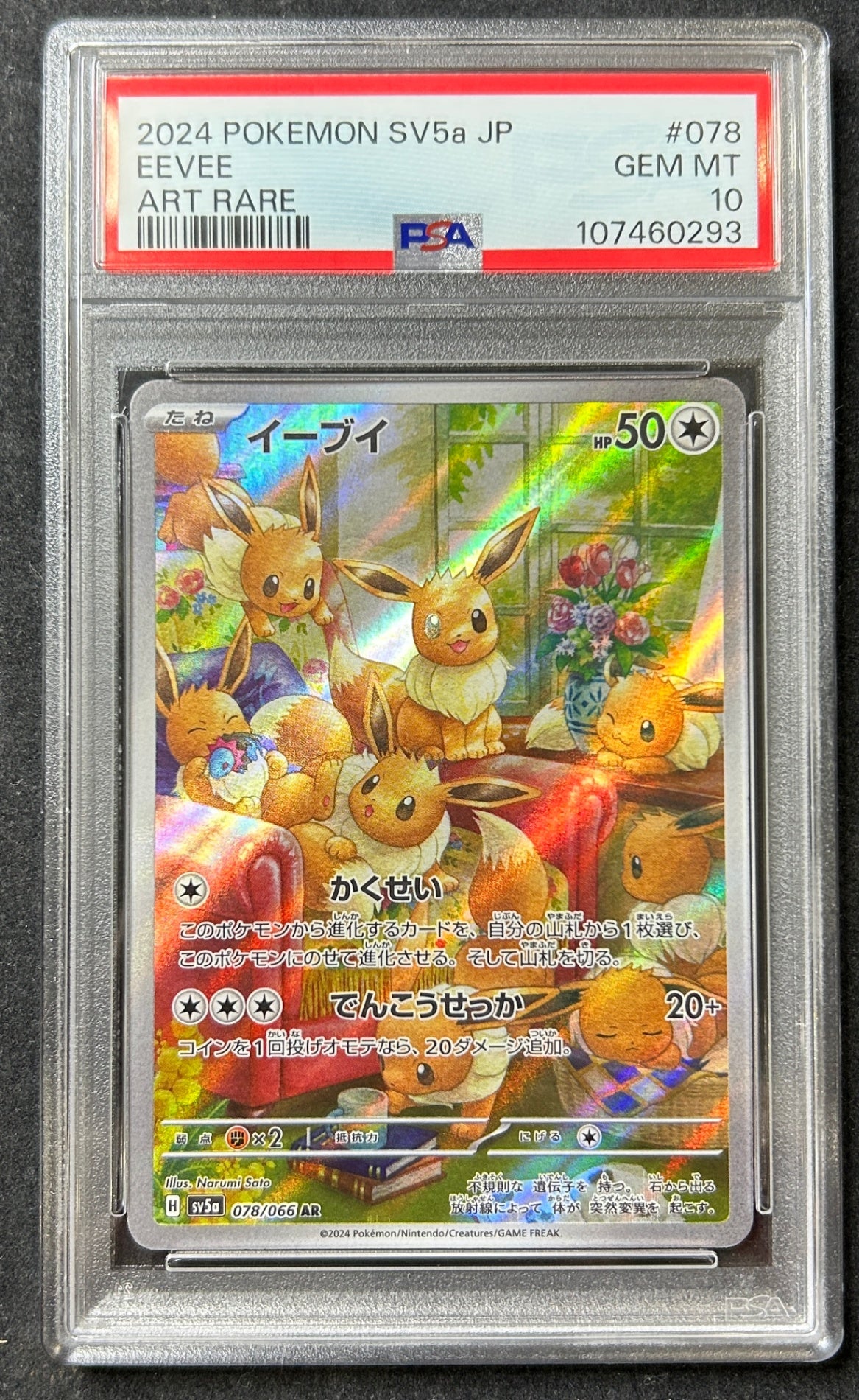 [Used A] Eevee [AR] (078/066) PSA10