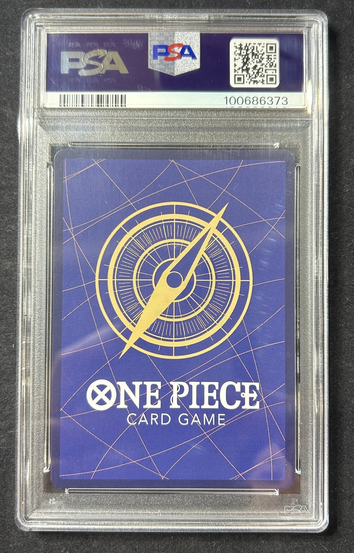 [Used A] Shanks (Parallel/Manga Background/Manga Picture/No Logo on Bottom Left) [SEC] (OP01-120) PSA10