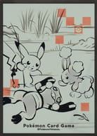 【中古A】 ポケモンカードゲーム デッキシールド(スリーブ) ぽけもん戯画 ポケモンセンター限定