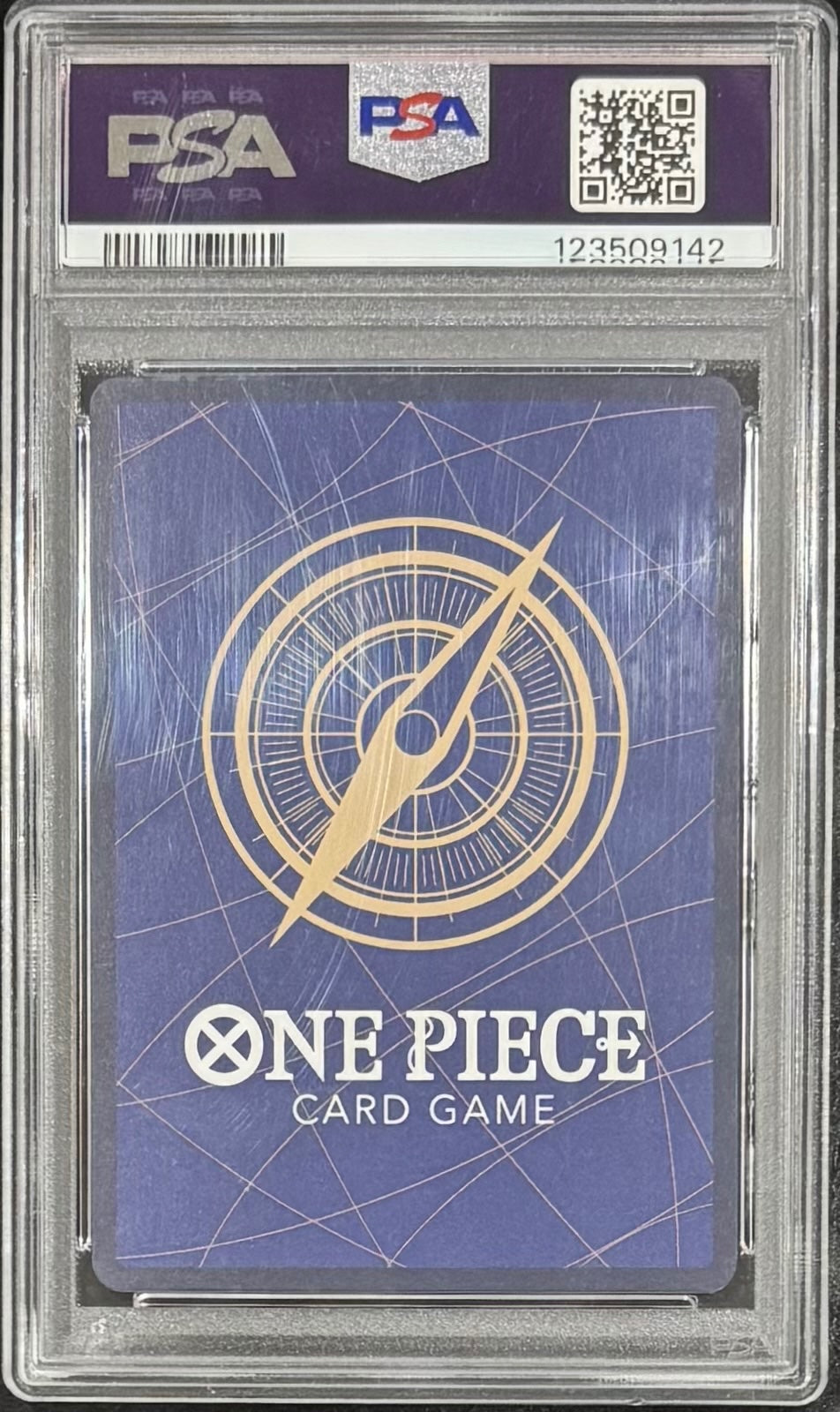 【中古A】 モンキー・D・ルフィ(パラレル/銀背景)【SP】(OP05-119[OP11])PSA10