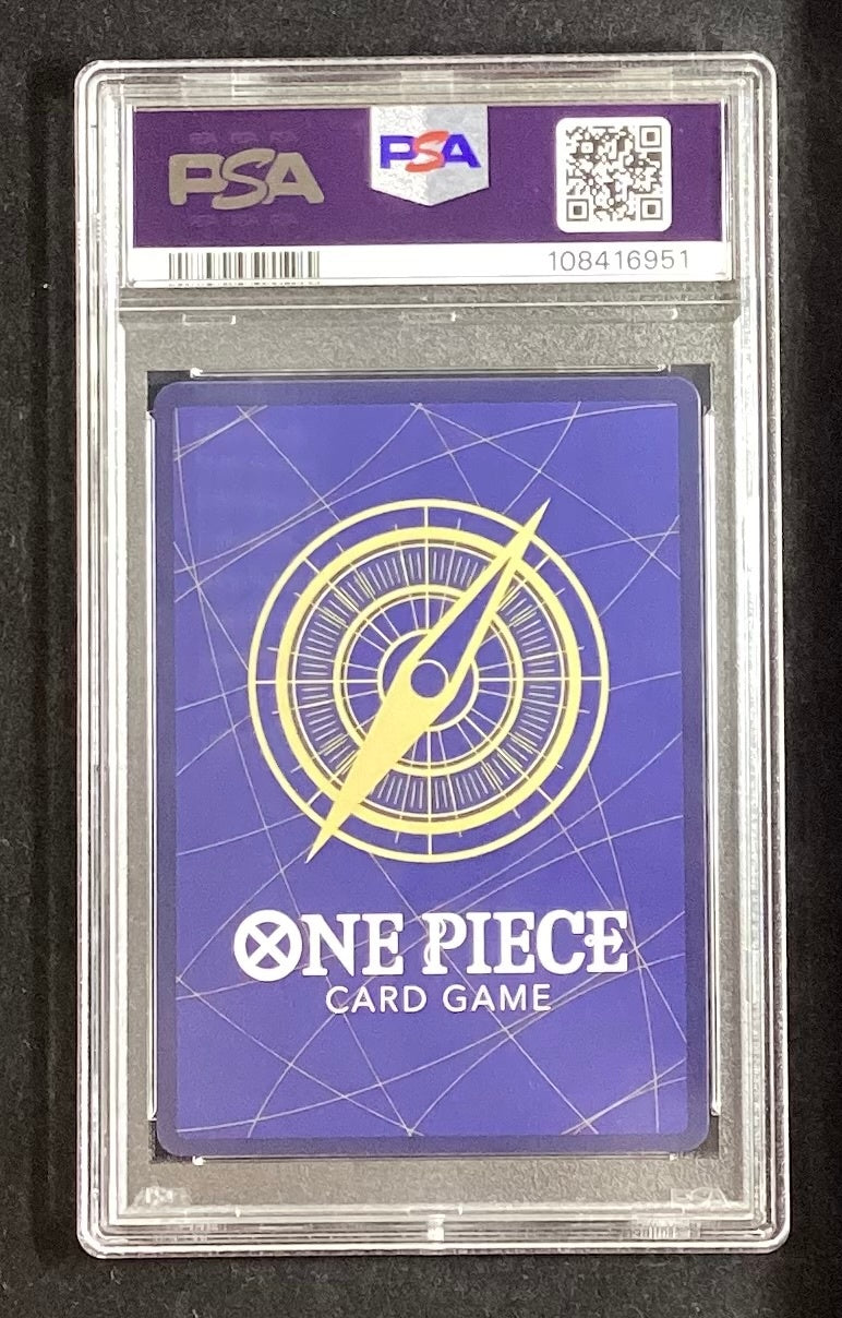 [Used A] Gol D. Roger (Parallel/Golden Manga Background/Manga Picture) [SEC] (OP09-118) PSA10