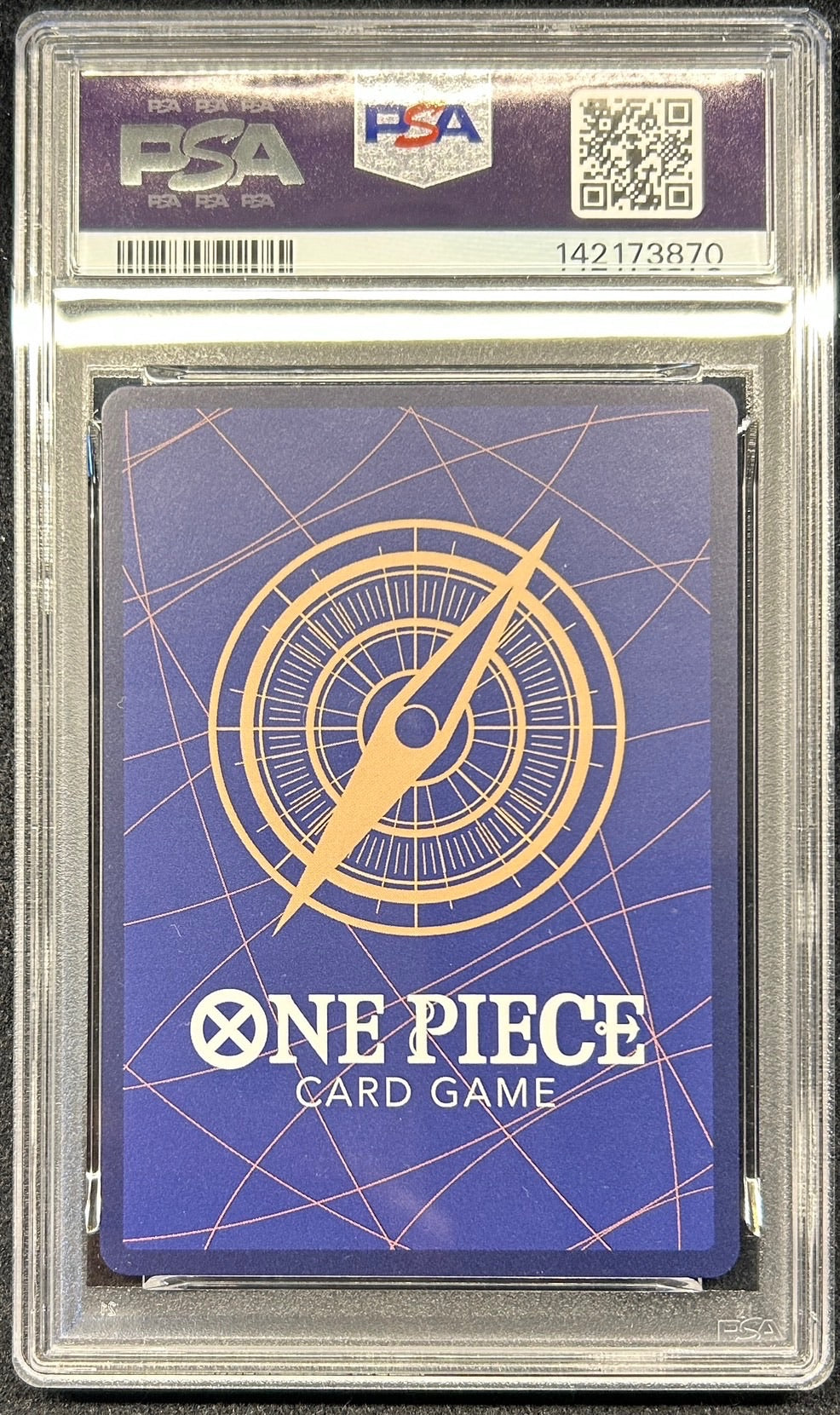 【中古A】 モンキー・Ｄ・ルフィ(レッドパラレル/漫画背景/漫画絵)【SEC/SP】(OP13-118)PSA10