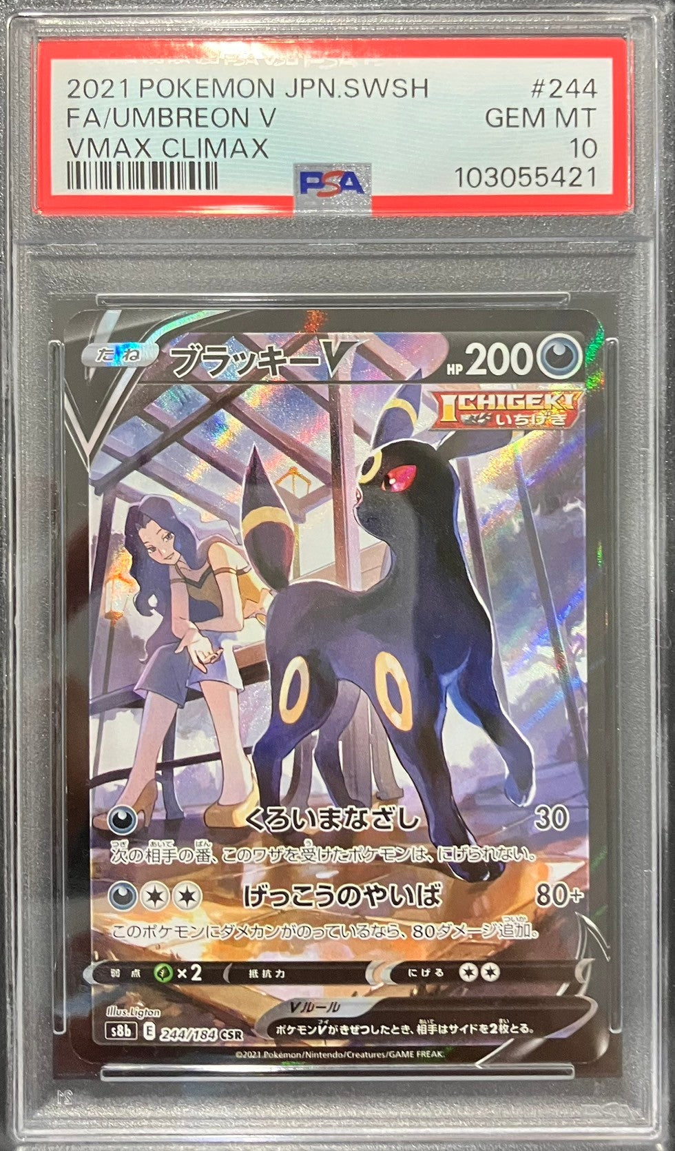 【中古A】 ブラッキーV【CSR】(244/184)PSA10