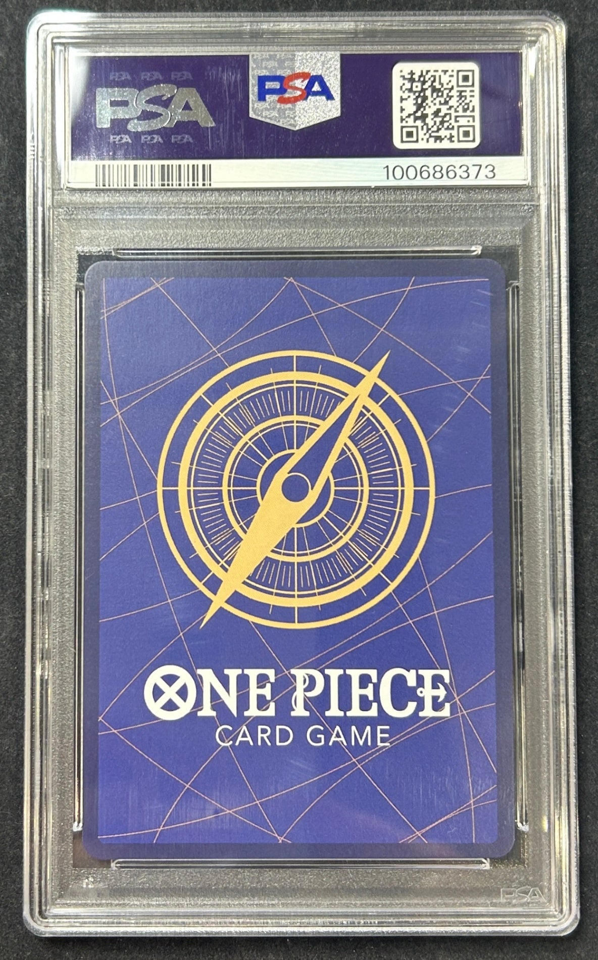 [Used A] Shanks (Parallel/Manga Background/Manga Picture/No Logo on Bottom Left) [SEC] (OP01-120) PSA10