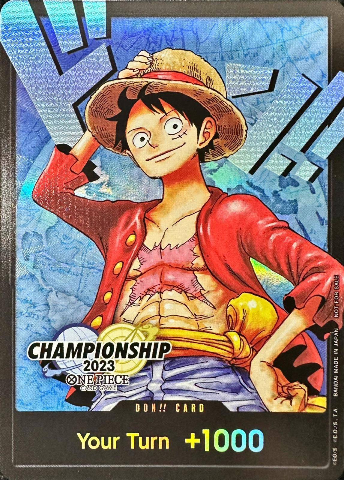 ※銀行振込のみ　【中古A】 ドン!!カード(英語/CS2023ワールドファイナル/モンキー・D・ルフィ)【-】(-)PSA10