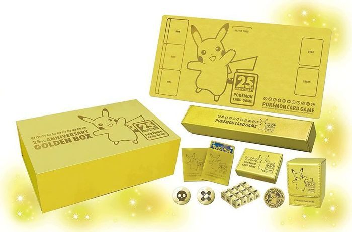 [Used A] Pokemon Card Game 25th ANNIVERSARY GOLDEN BOX [Unopened BOX]