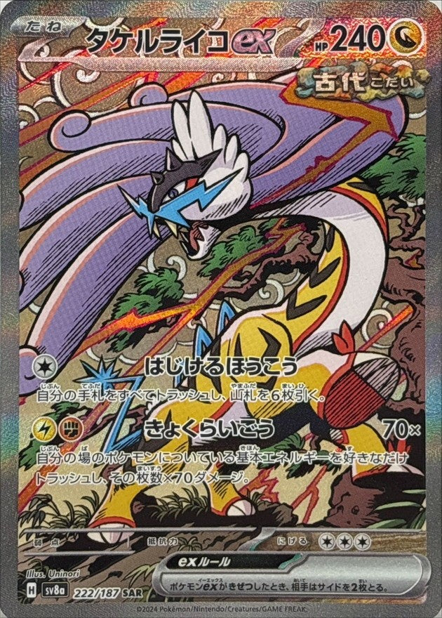 [Used A] Takeru Raiko ex [SAR] (222/187)