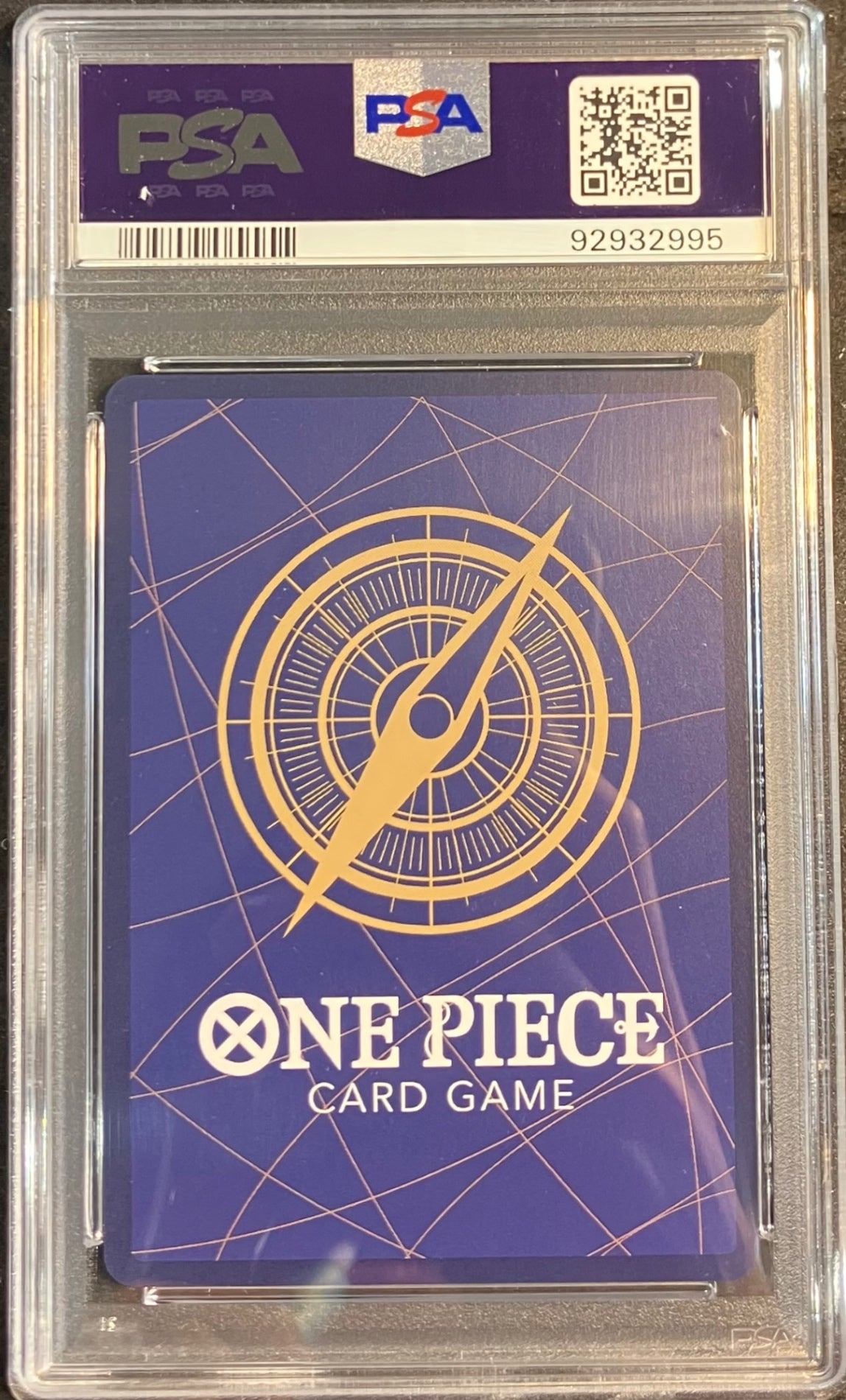 【中古A】 モンキー・D・ルフィ(パラレル/白背景/サイン)【SR】(ST01-012)PSA10