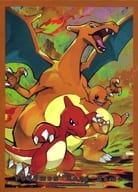 【中古A】 ポケモンカードゲーム デッキシールド(スリーブ) プレミアム・マット 進化の系譜 リザードン ポケモンセンター限定